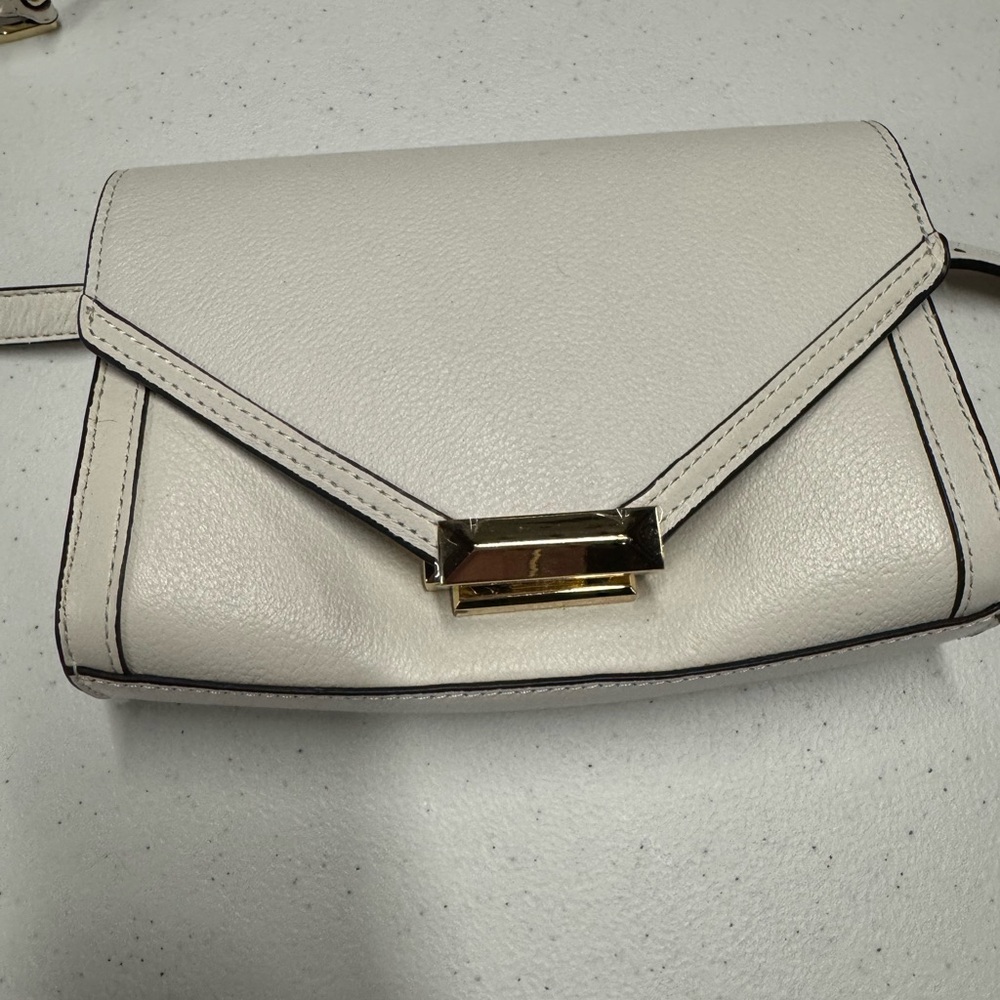 Elegant Cream waist/crossbody combo Handbag
